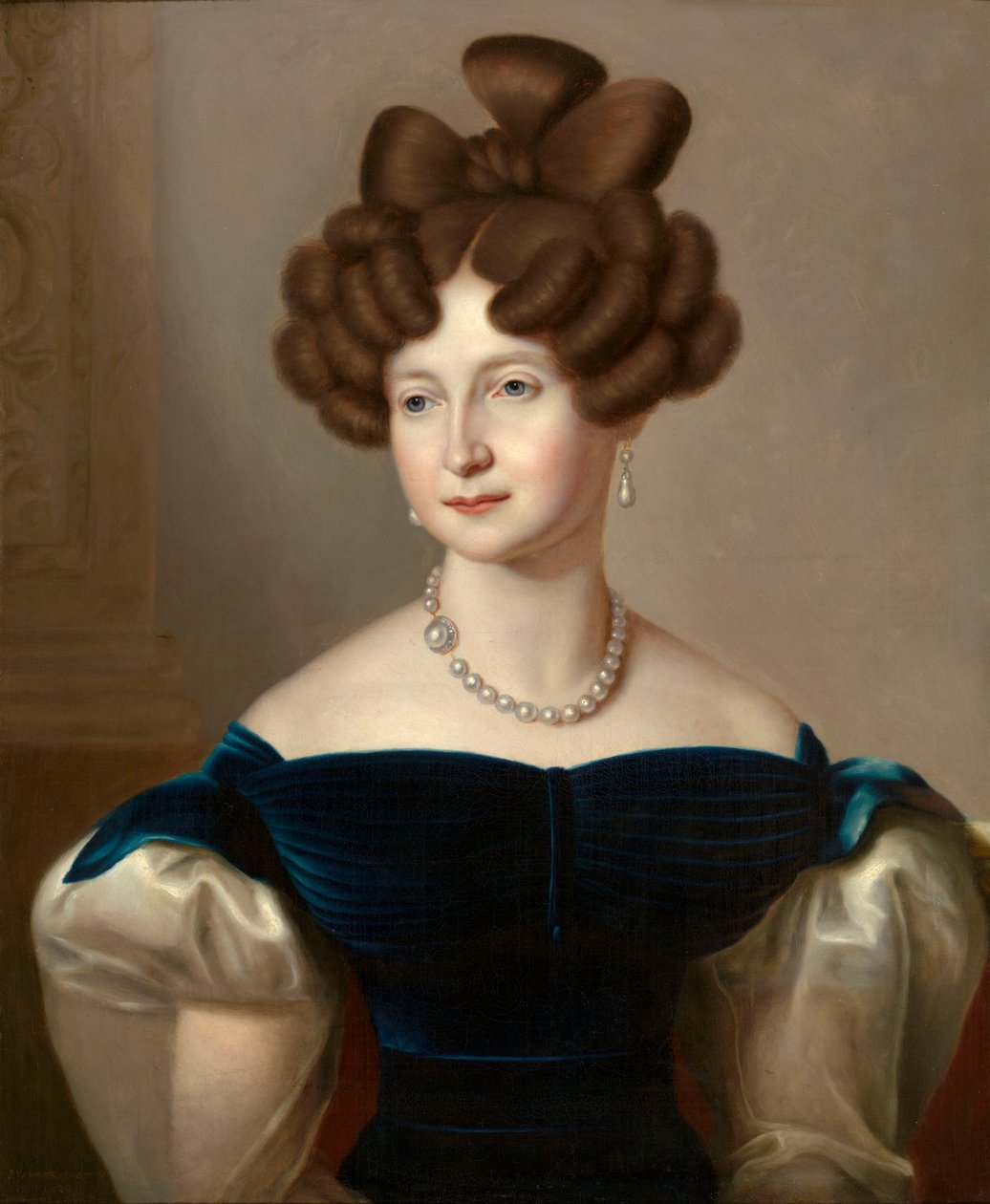 Anna Pavlovna, storhertiginnan av Ryssland (1795-1865) av Jan Baptist van der Hulst