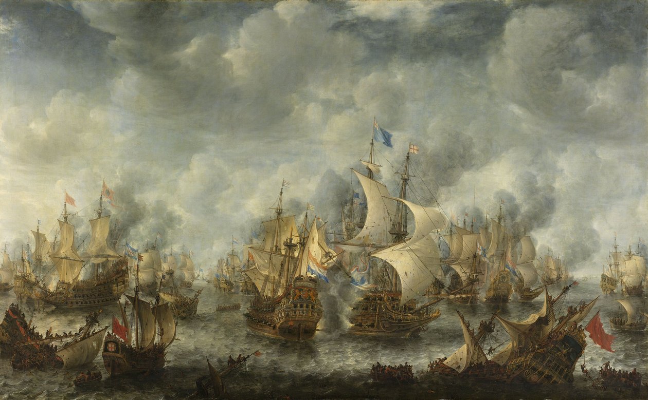 Slaget vid Terheide, 1653-66 av Jan Abrahamsz. Beerstraten