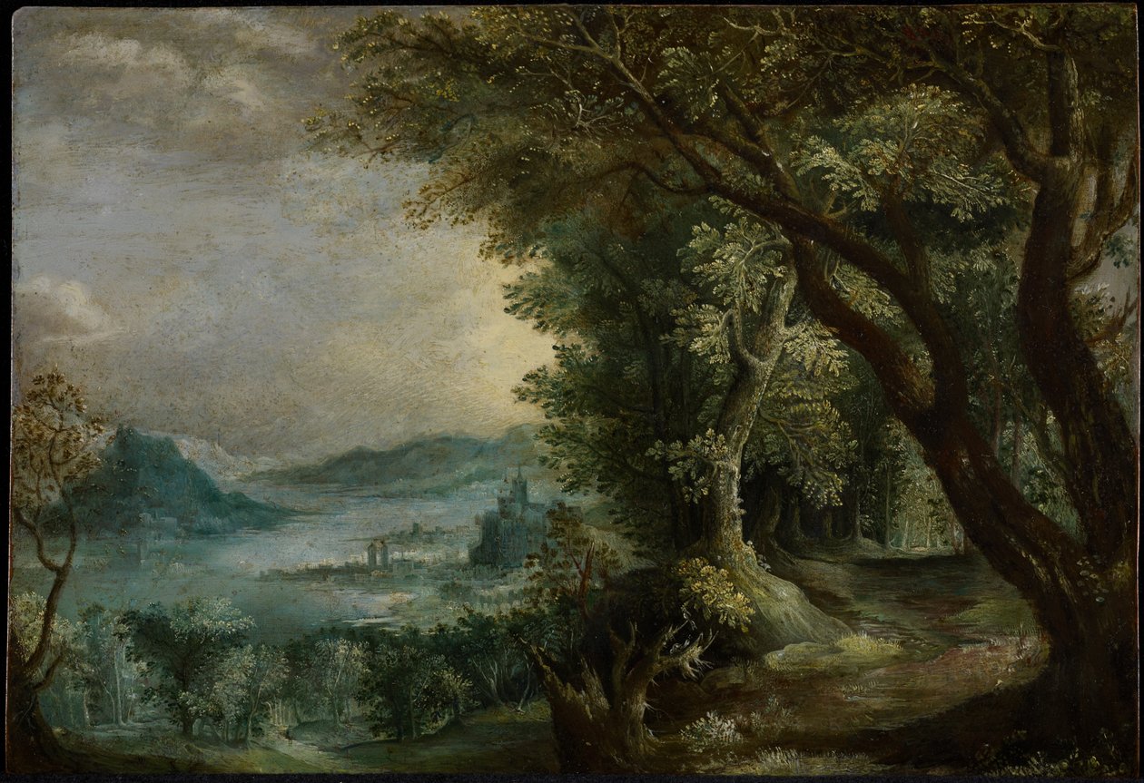 Mazingira ya Kufikirika, baada ya 1600 (mafuta juu ya shaba)swed av Jan the Elder Brueghel