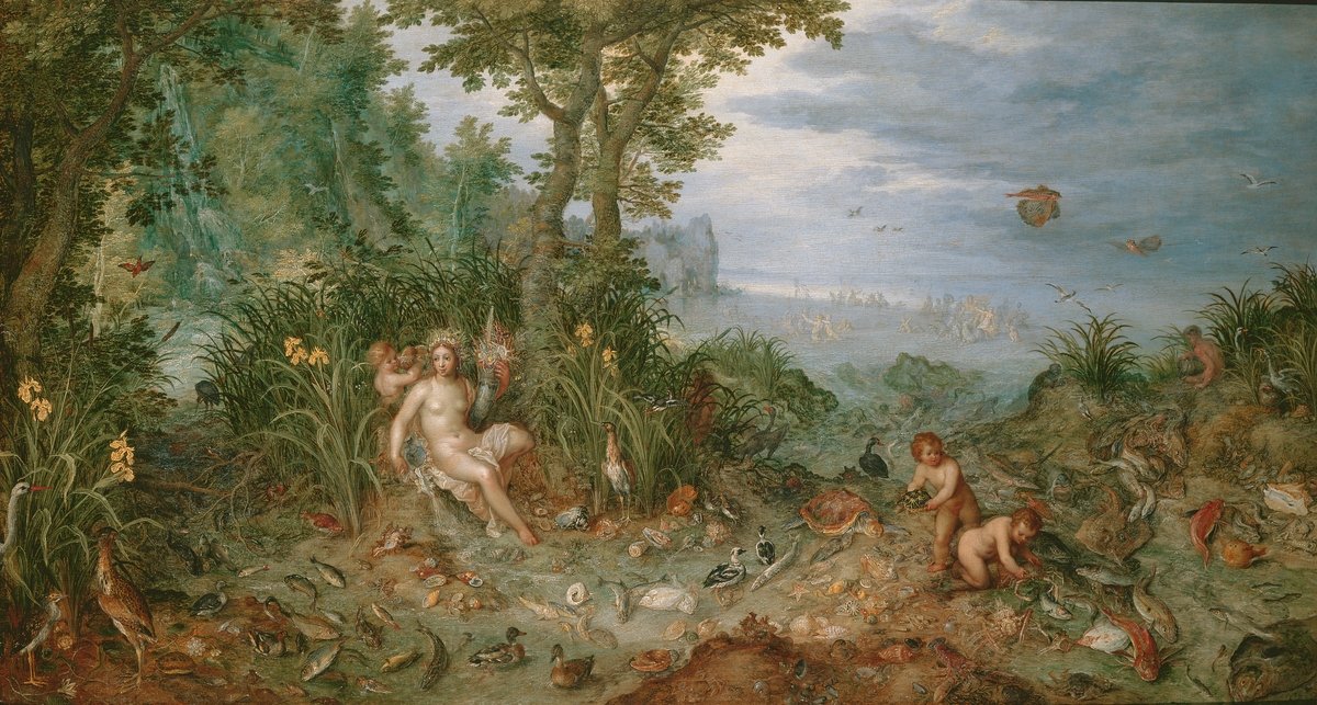 Leau av Jan the Elder Brueghel