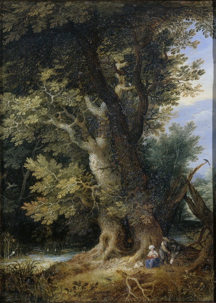 Rust op de vlucht naar Egypte av Jan the Elder Brueghel
