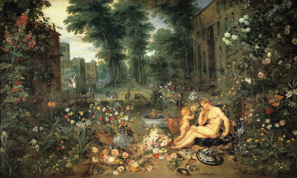 Smell  av Jan the Elder Brueghel