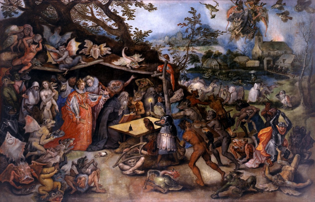 Sa frestelser _Antonio Abad av Jan the Elder Brueghel