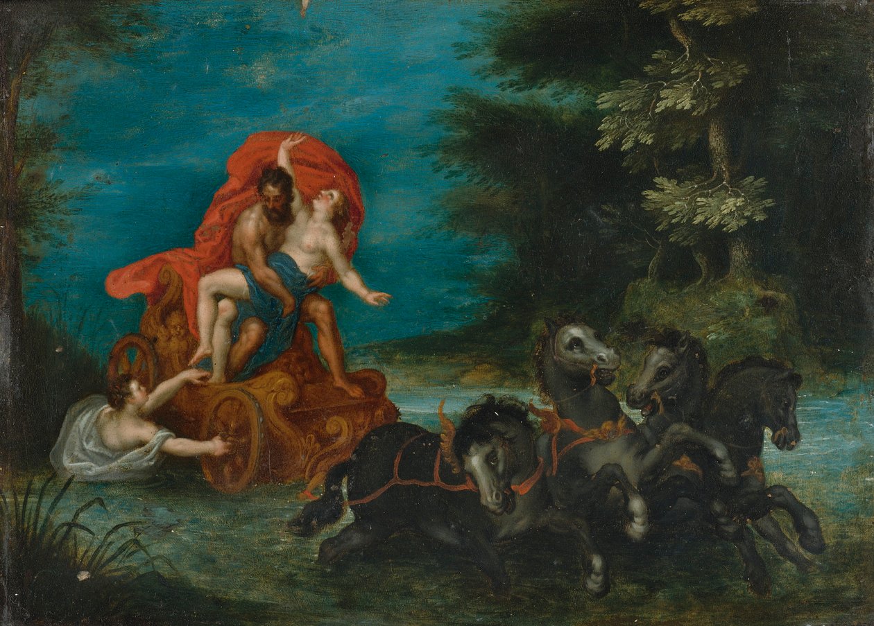 Våldtäkten av Proserpina av Jan the Elder Brueghel