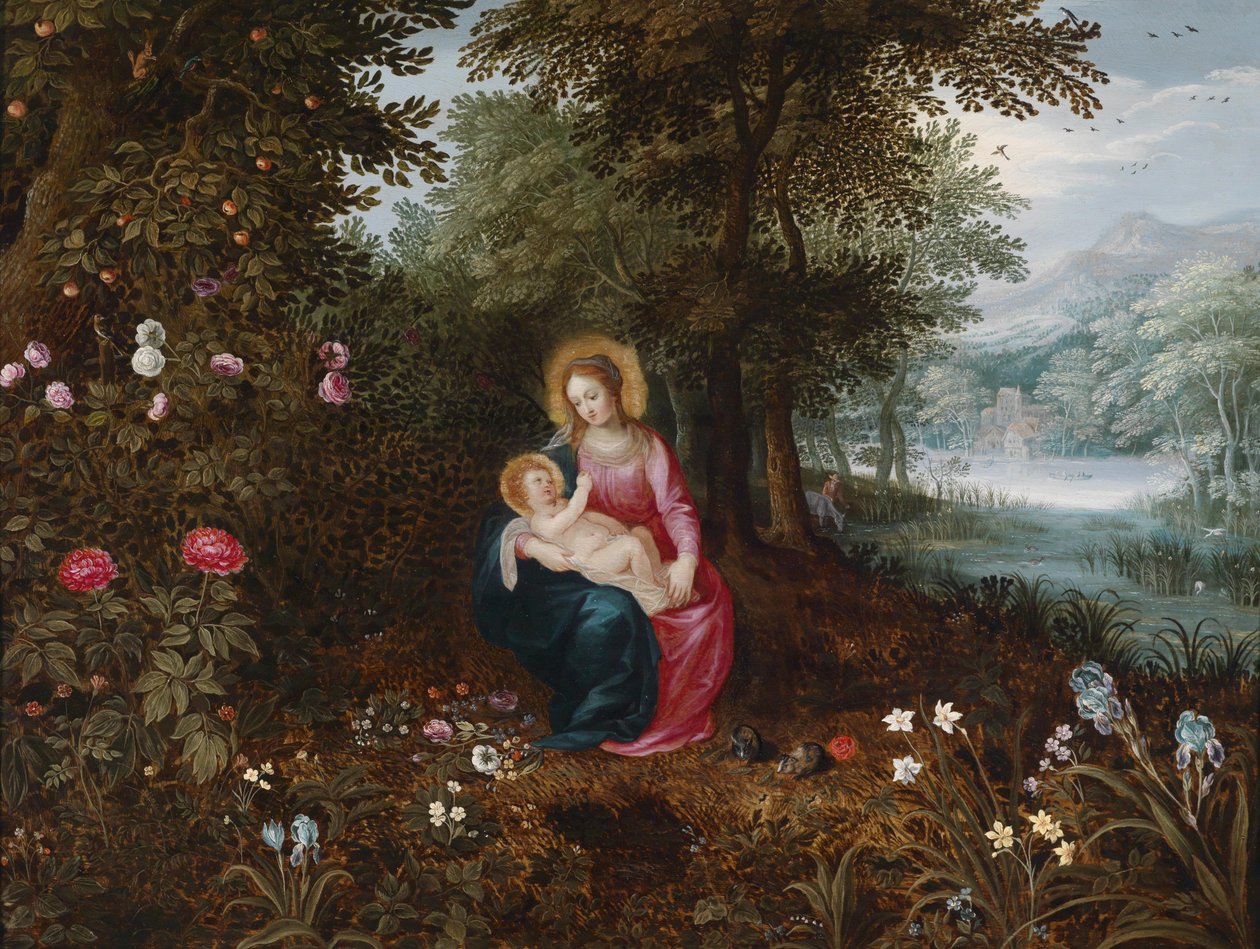 Resten på flyget till Egypten av Jan Brueghel the Younger