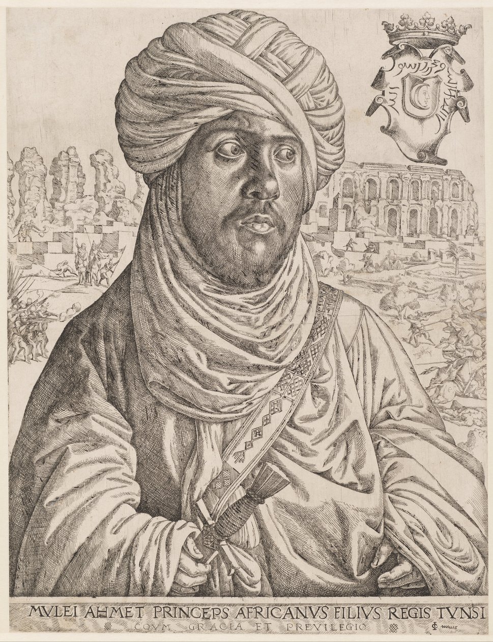 Porträtt av Mulay Ahmad av Jan Cornelisz Vermeyen