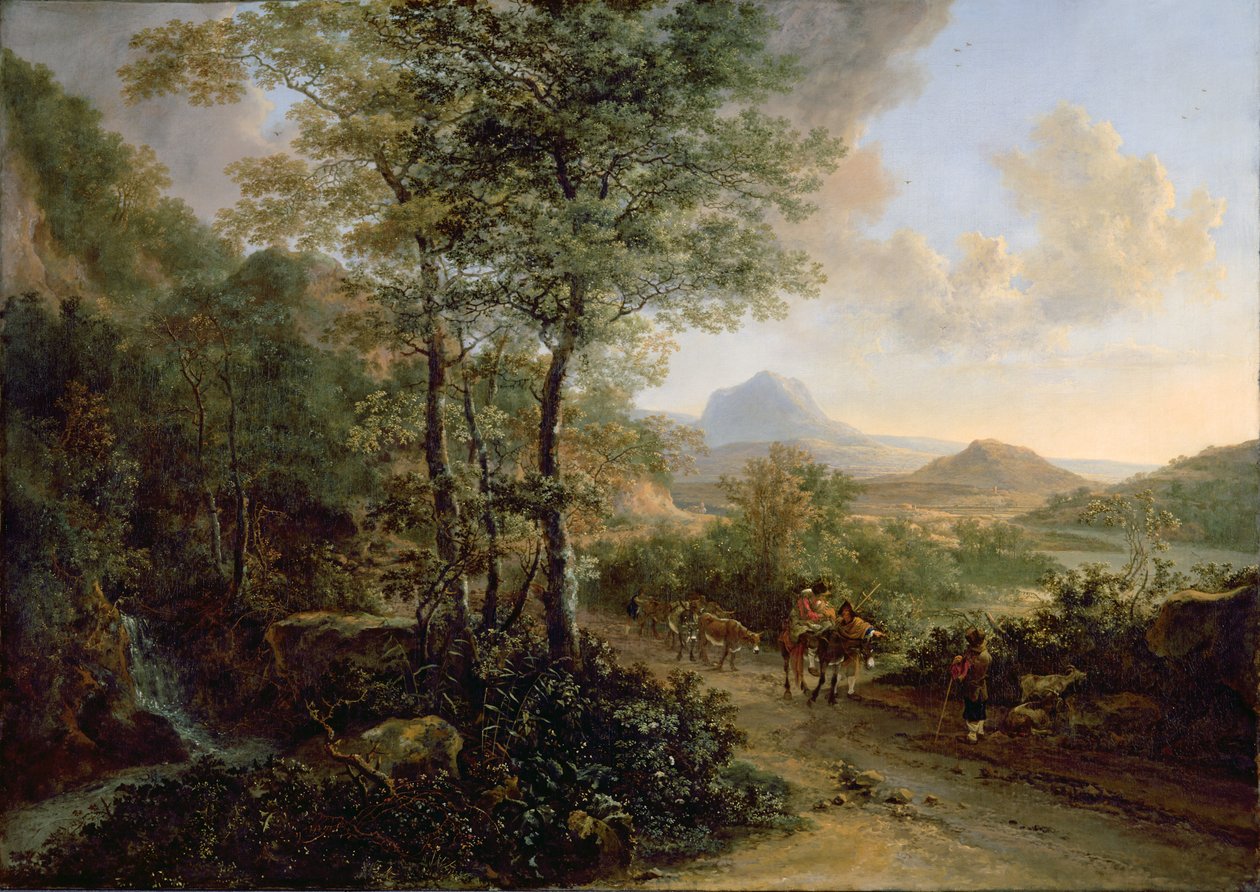 Italienskt landskap, c.1637-41 av Jan Dirksz Both