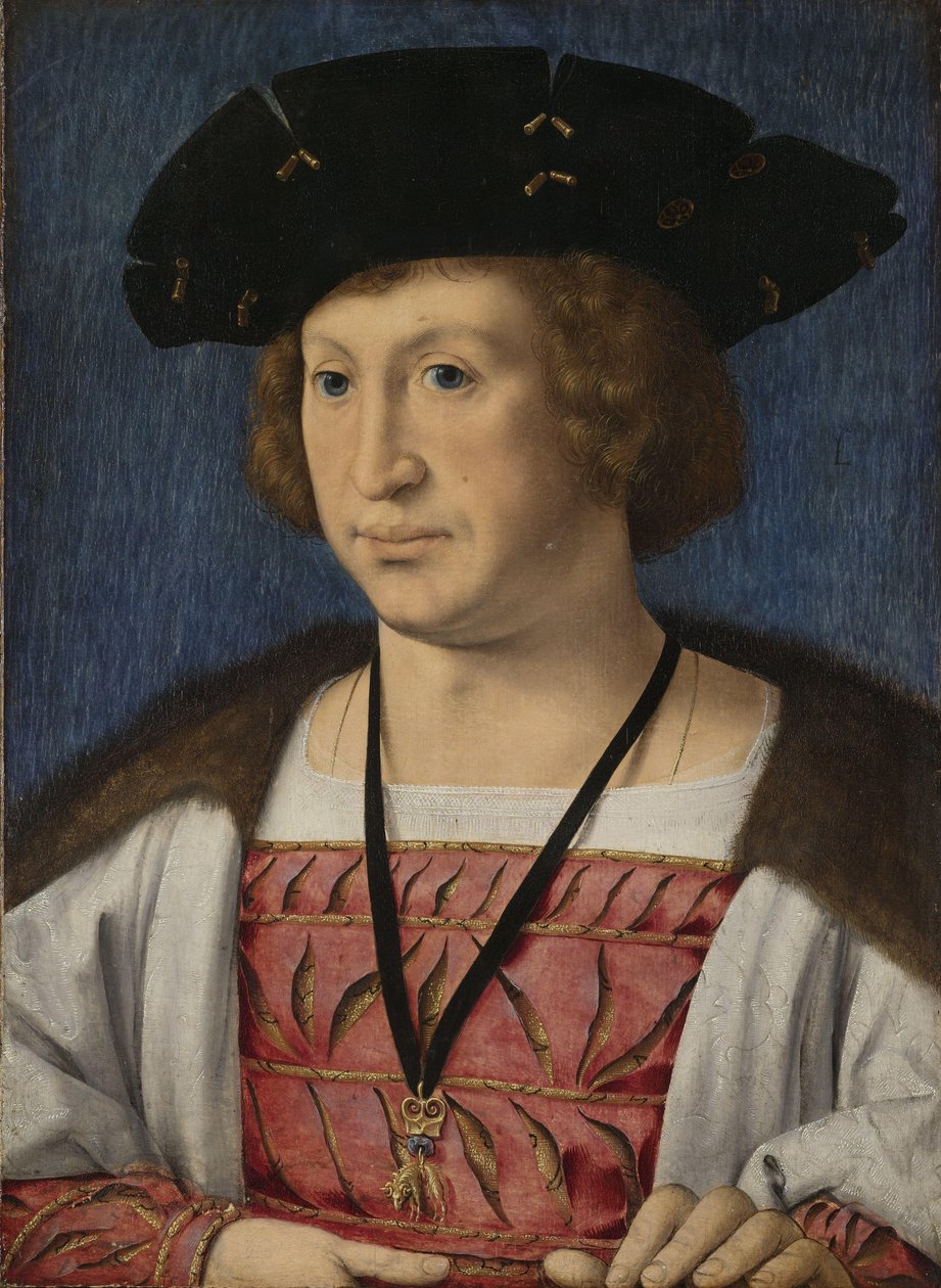 Portrait of Floris van Egmond (1469–1539), Count of Buren and Leerdam av Jan Gossaert