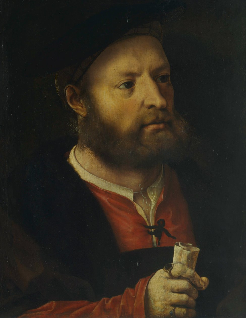 Porträtt av en man av Jan Gossaert