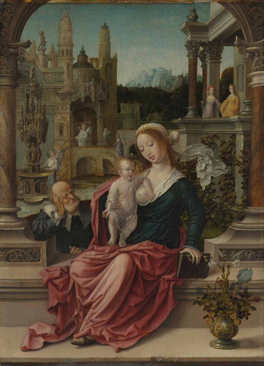 Den heliga familjen av Jan Gossaert
