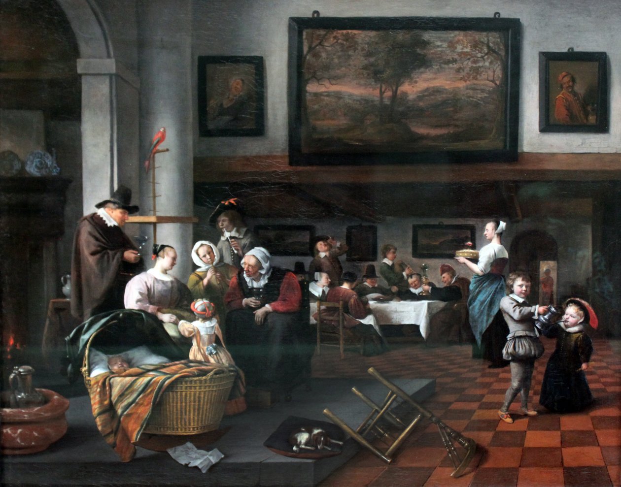 Die Kindstaufe av Jan Havickszoon Steen