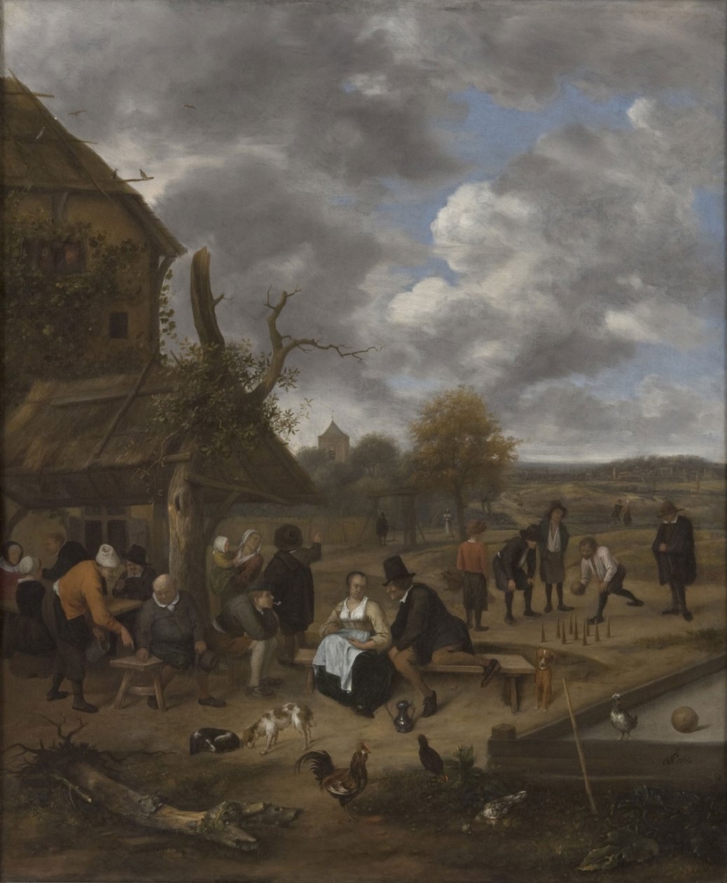 Landscape with an Inn  av Jan Havickszoon Steen