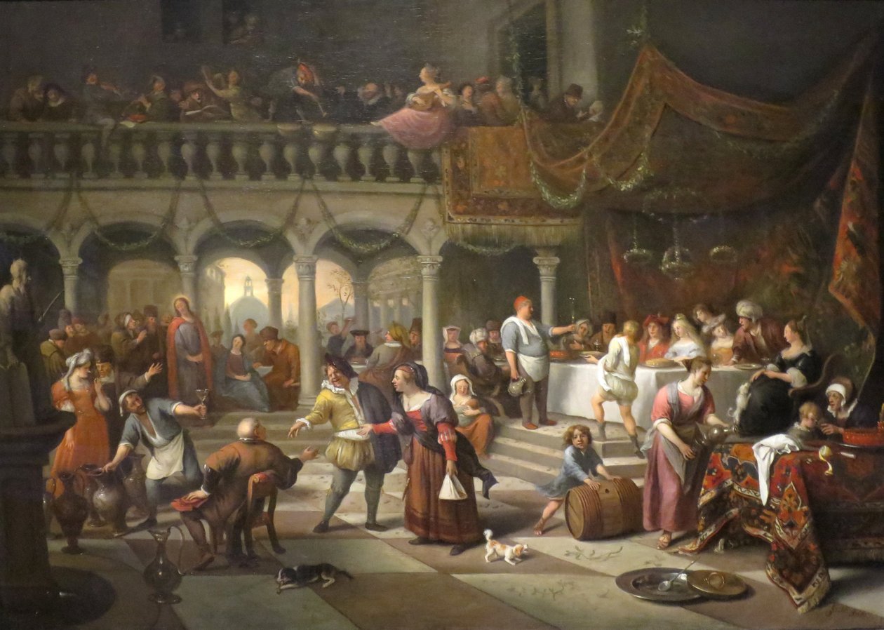 Marriage at Cana  av Jan Havickszoon Steen