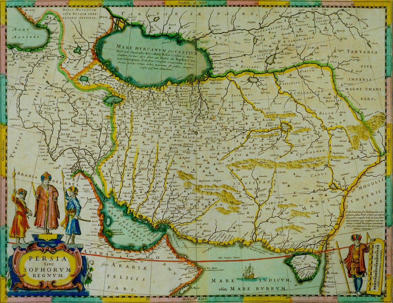 Janssonius map of Persia av Jan Janssonius