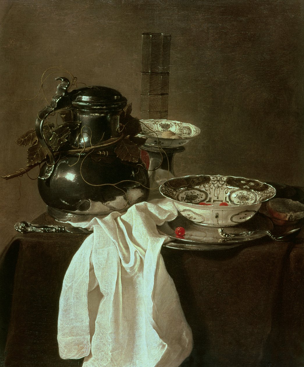 Tenn, Kina och glas, 1649 av Jan Jansz Treck