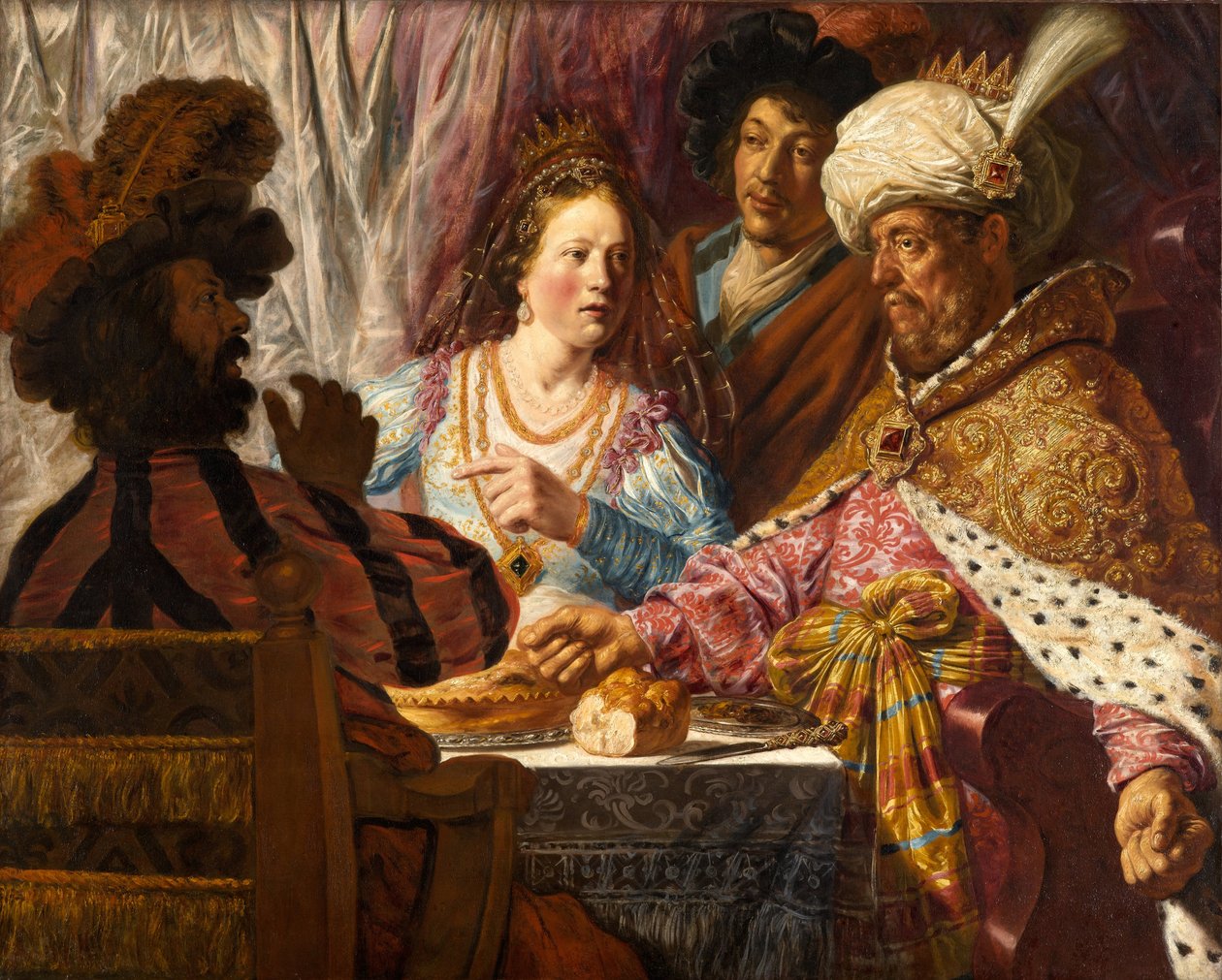 The Feast of Esther av Jan Lievens