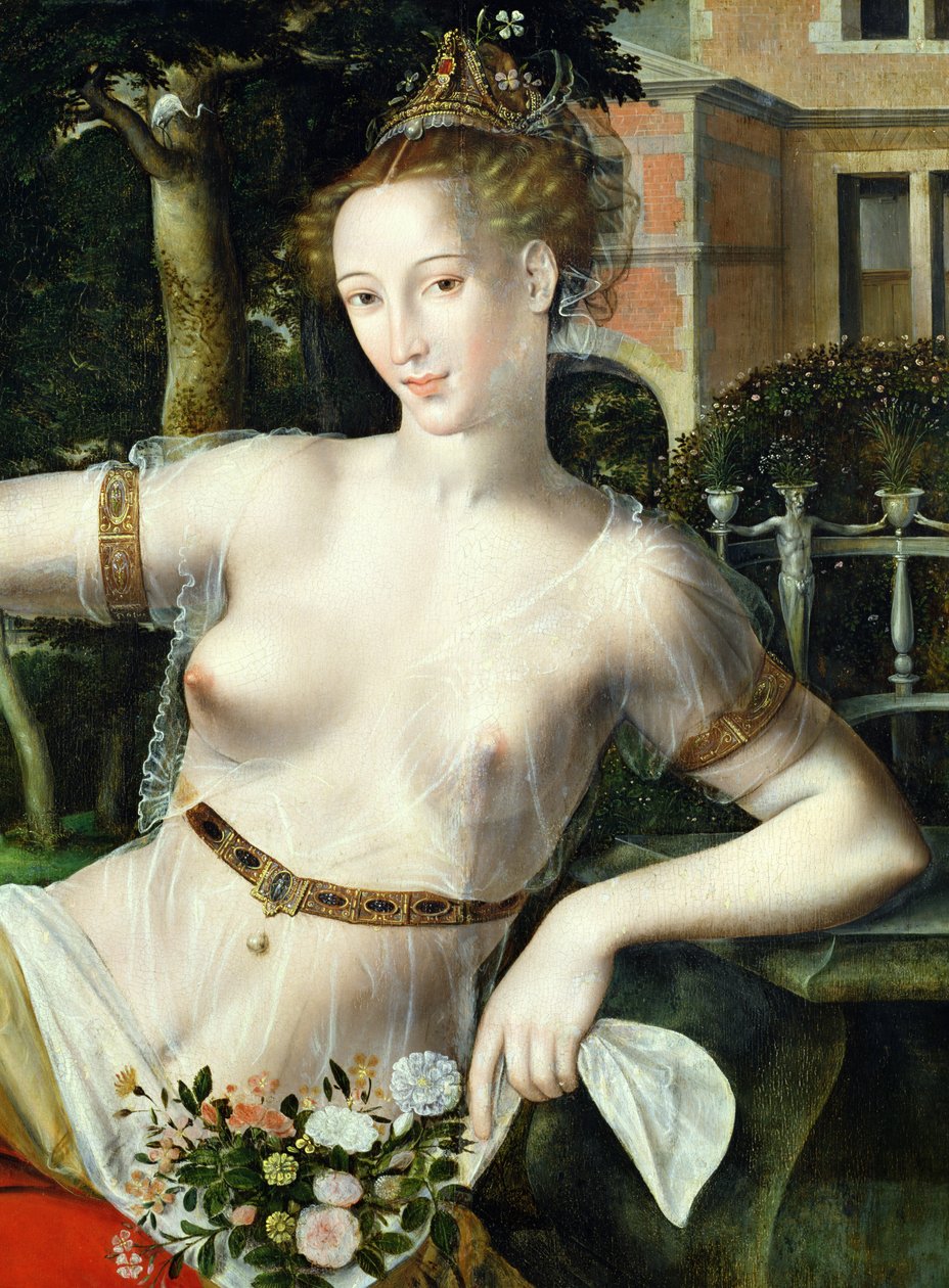 Detalje af Flora, 1559 (se også 149205) swed av Jan Massys or Metsys