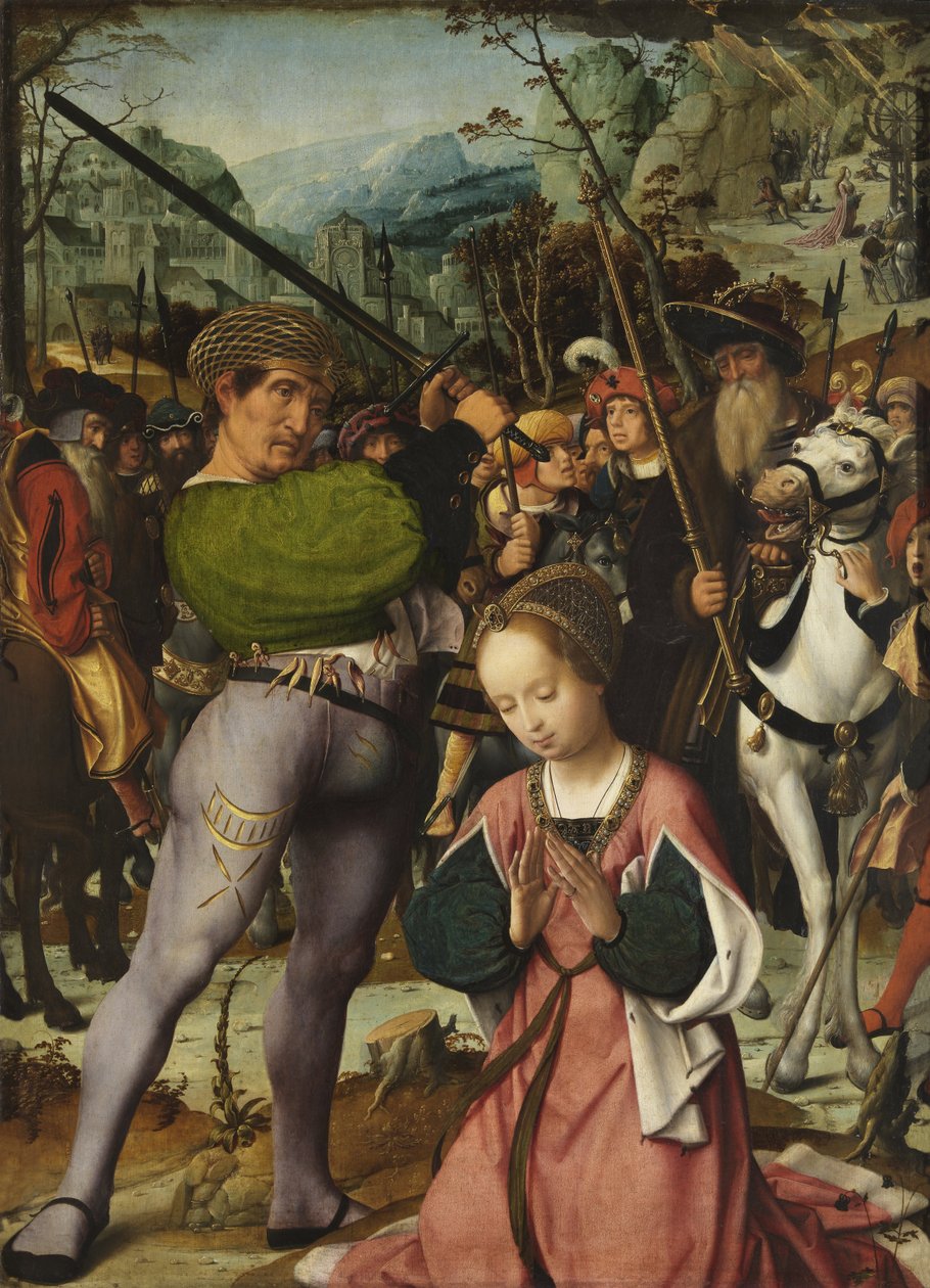 The Martyrdom of St Catherine av Jan Provoost