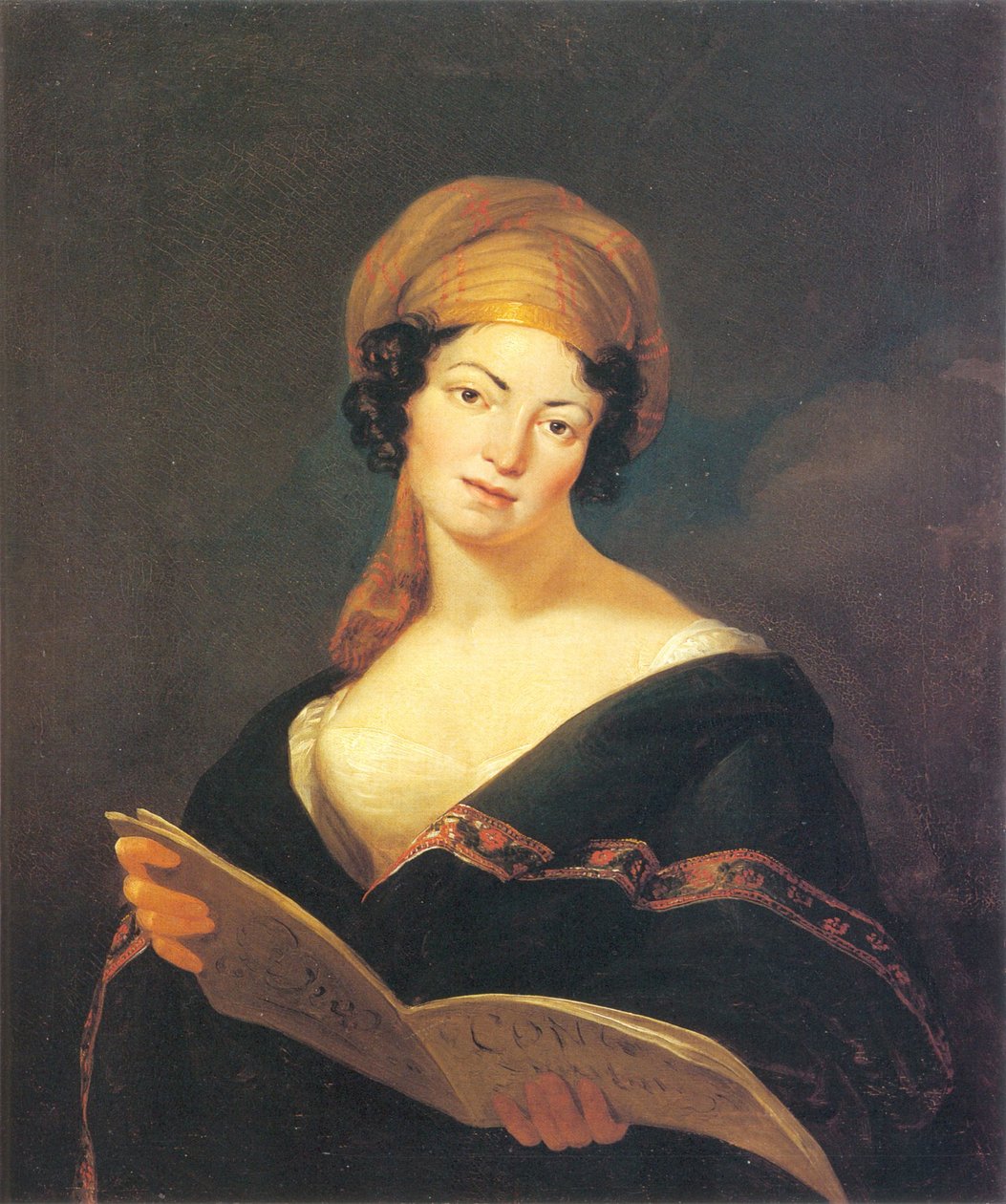 Portrait of Krystyna z Gerhardow Frankowa. av Jan Rustem