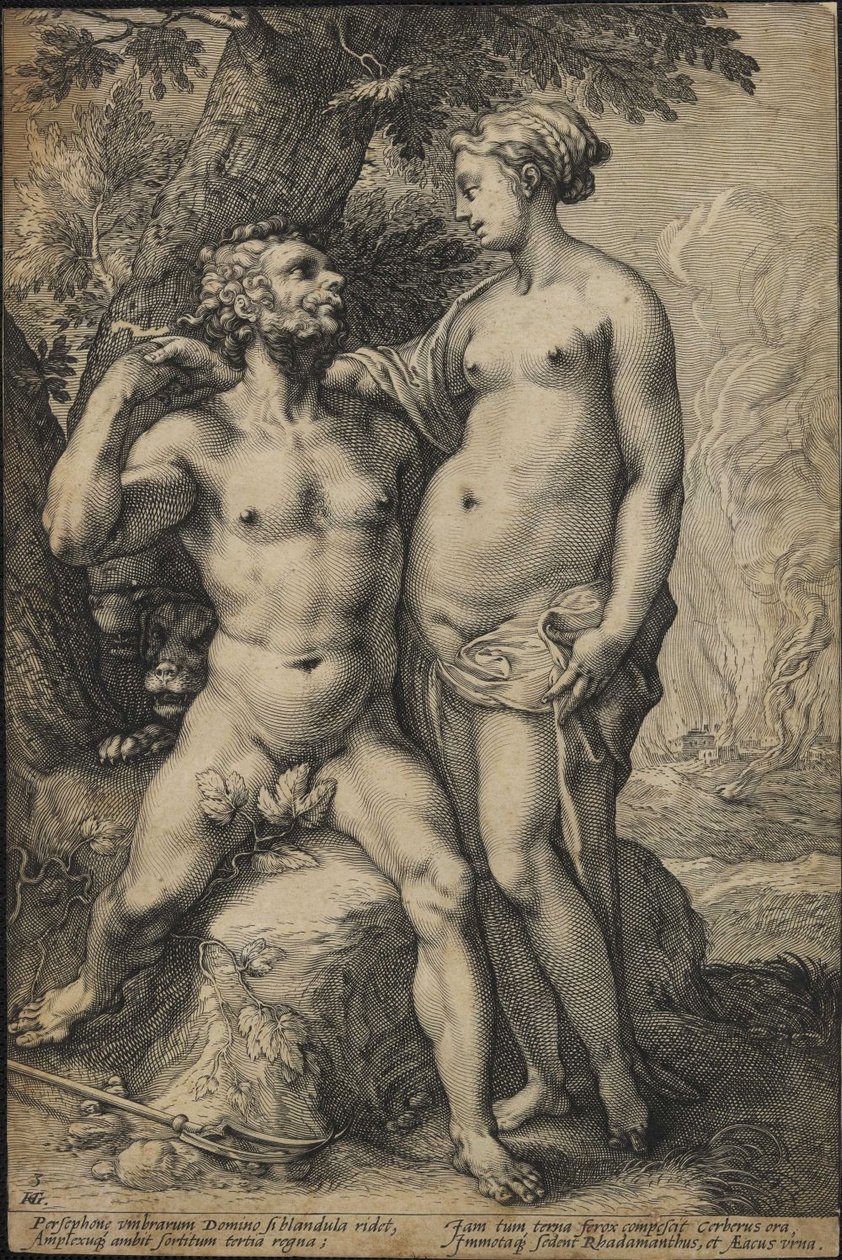Pluto and Proserpina av Jan Saenredam