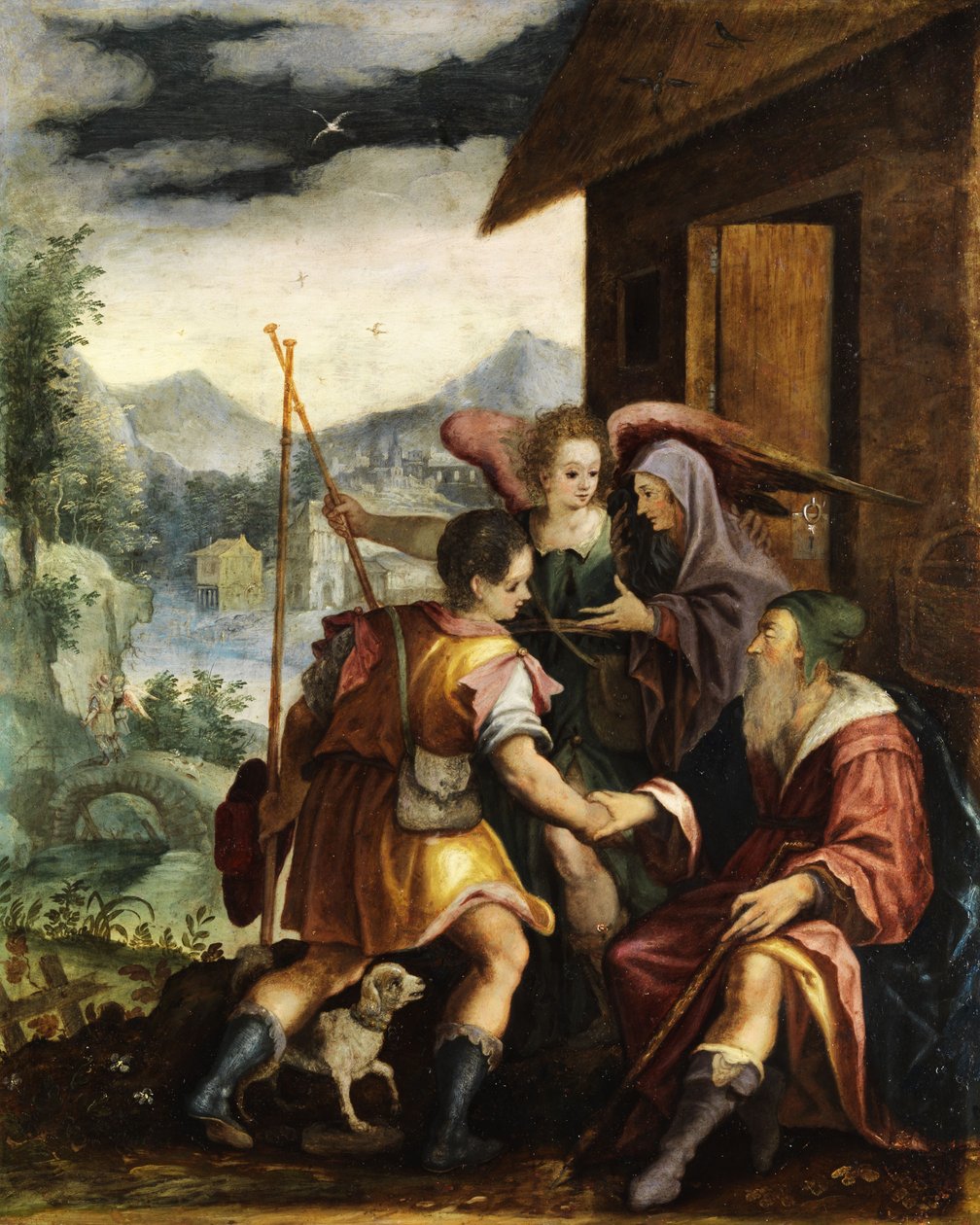 Abraham släpper ut sin son Ismael av Jan Soens