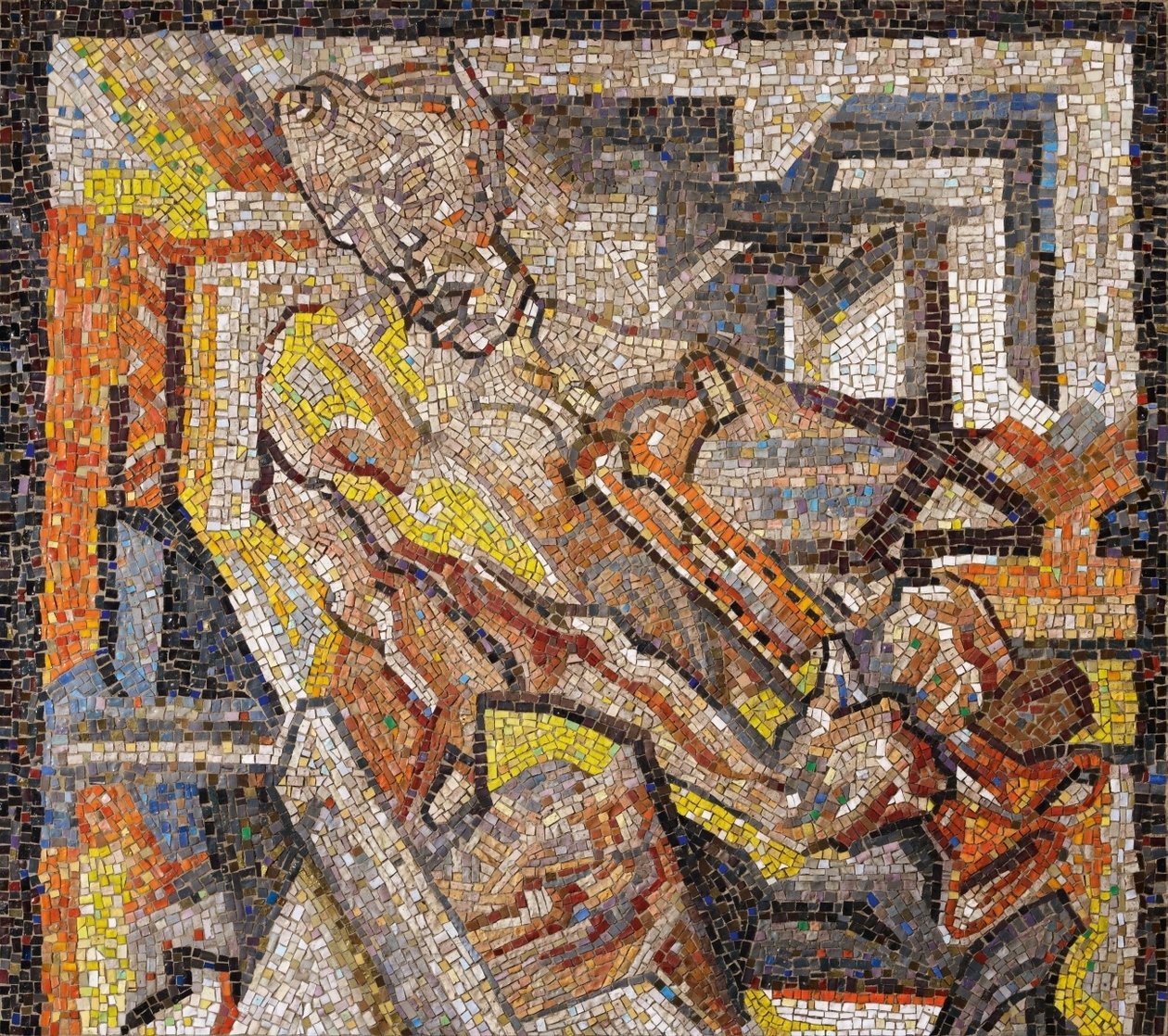  Mosaikbild Helig och världslig musik av Johan Thorn Prikker