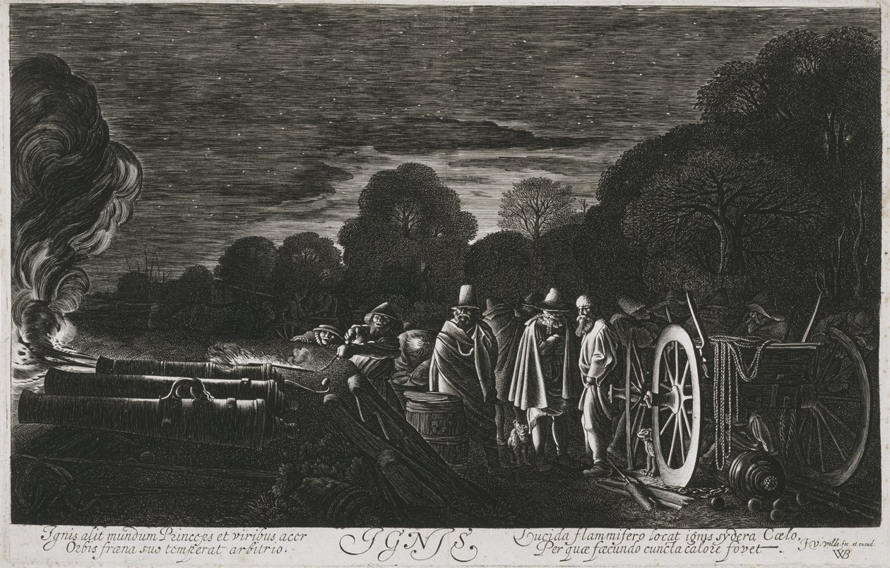 Brand, c. 1614-1622 av Jan Van de Velde