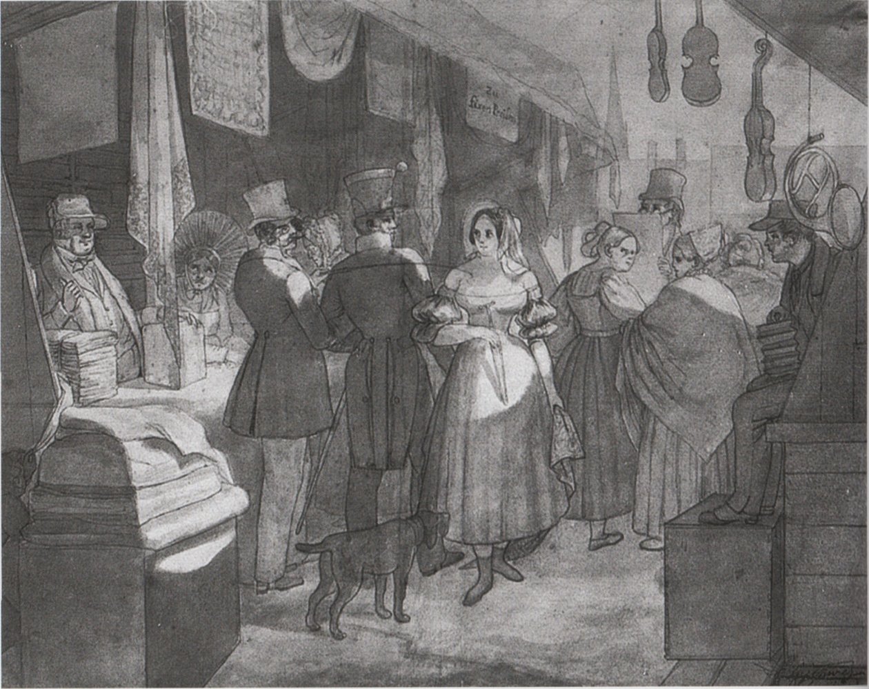 Auf der Dult av Jan Vermeer van Delft