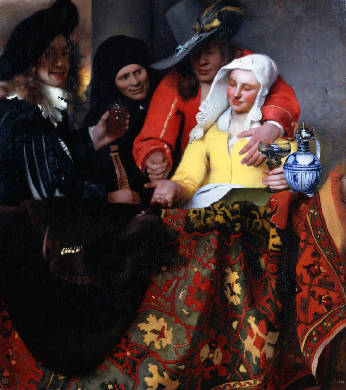 Procuress av Jan Vermeer van Delft