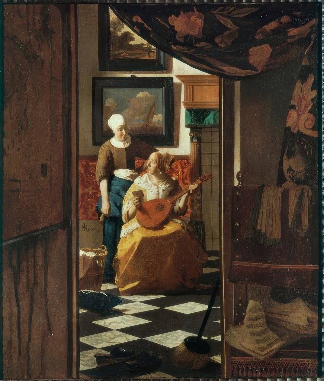 Kärleksbrevet av Jan Vermeer van Delft