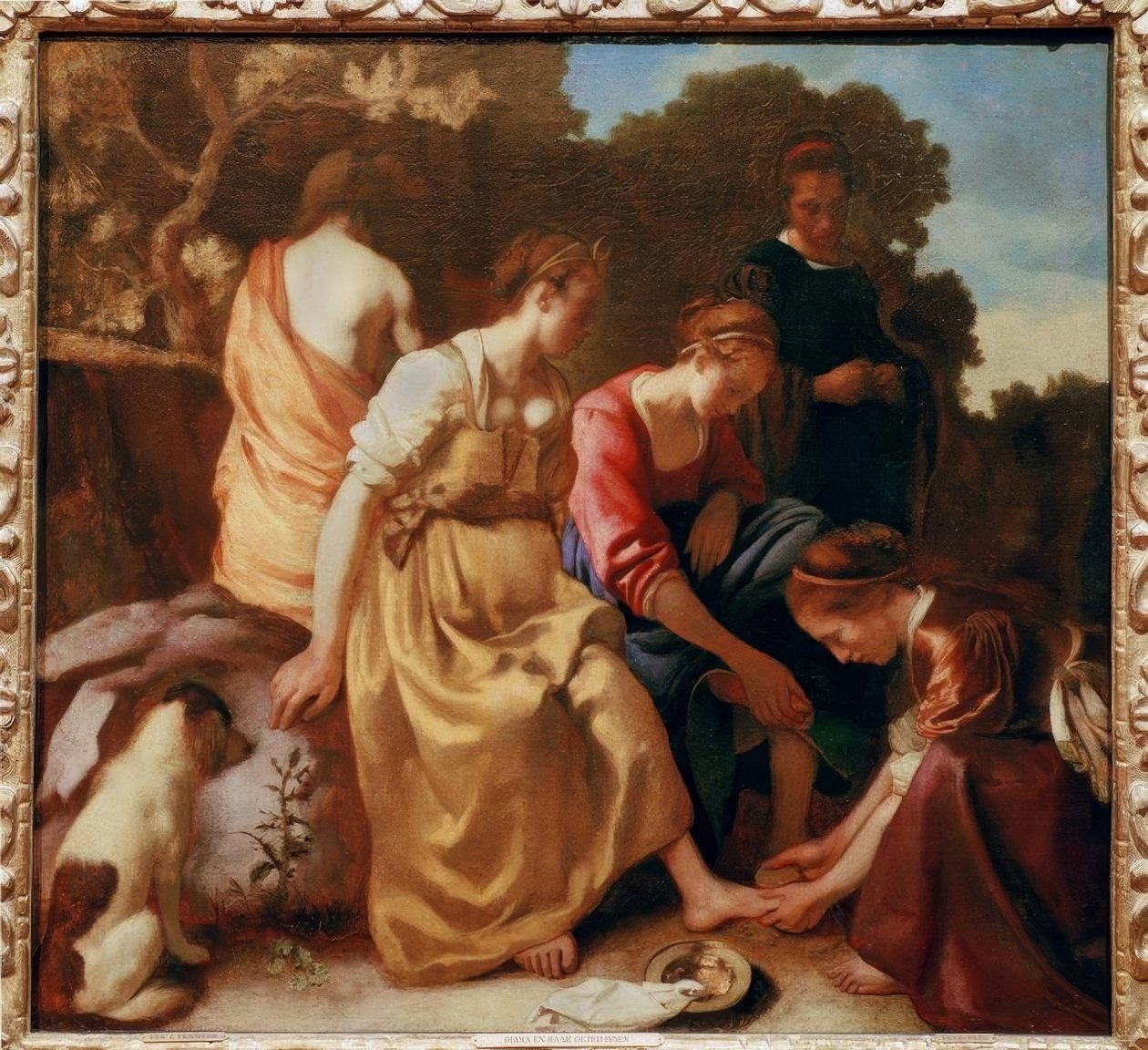 Diana med sina följeslagare av Jan Vermeer van Delft