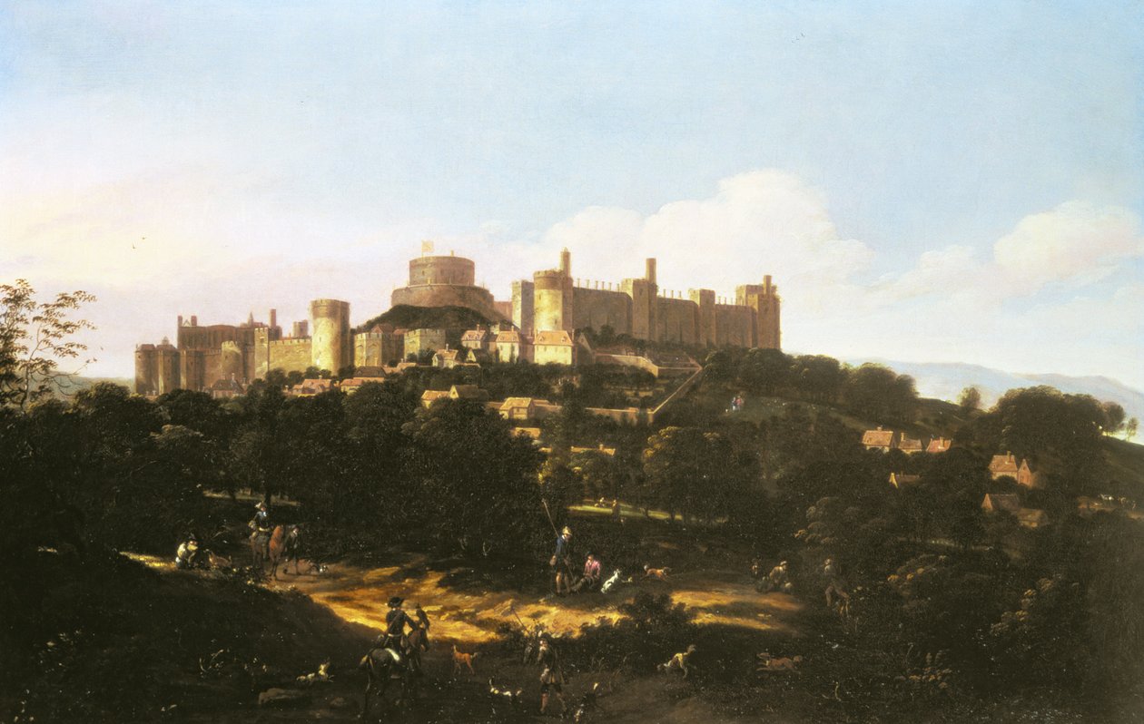 Utsikt över Windsor Castle av Jan Wyck
