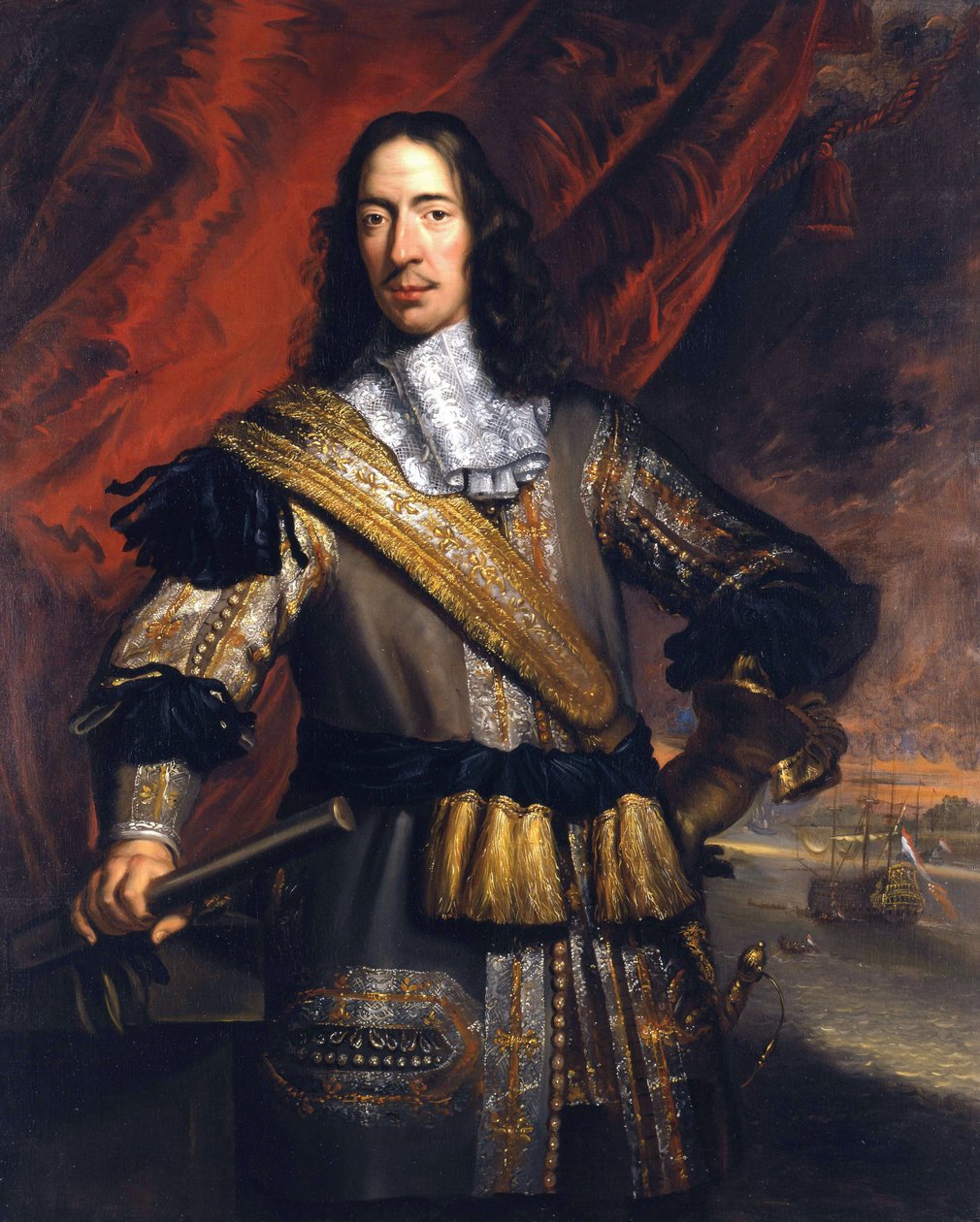 Cornelis de Witt (1623-1672), burgemeester van Dordrecht, ruwaard van Putten av Jan de Baen  
