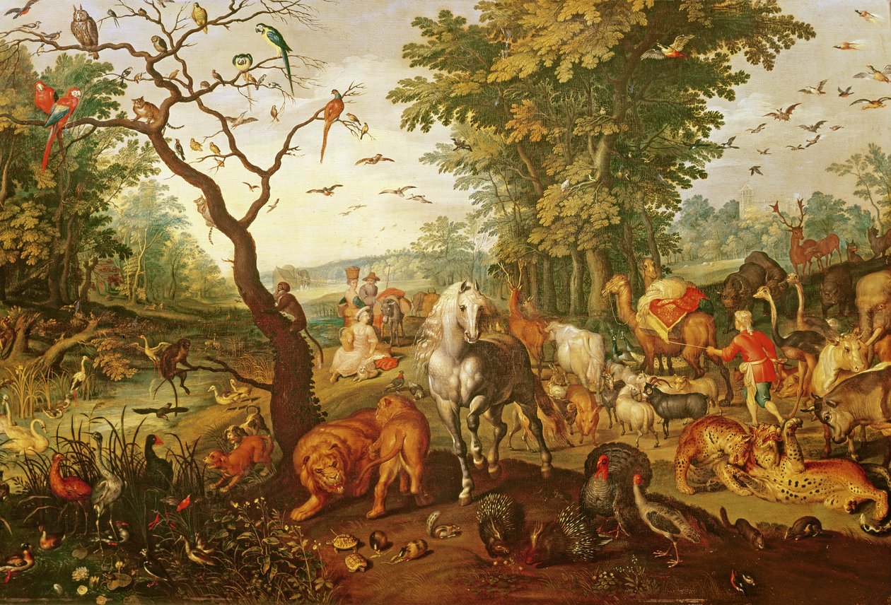 Noaks ark, efter 1613 av Jan the Elder Brueghel