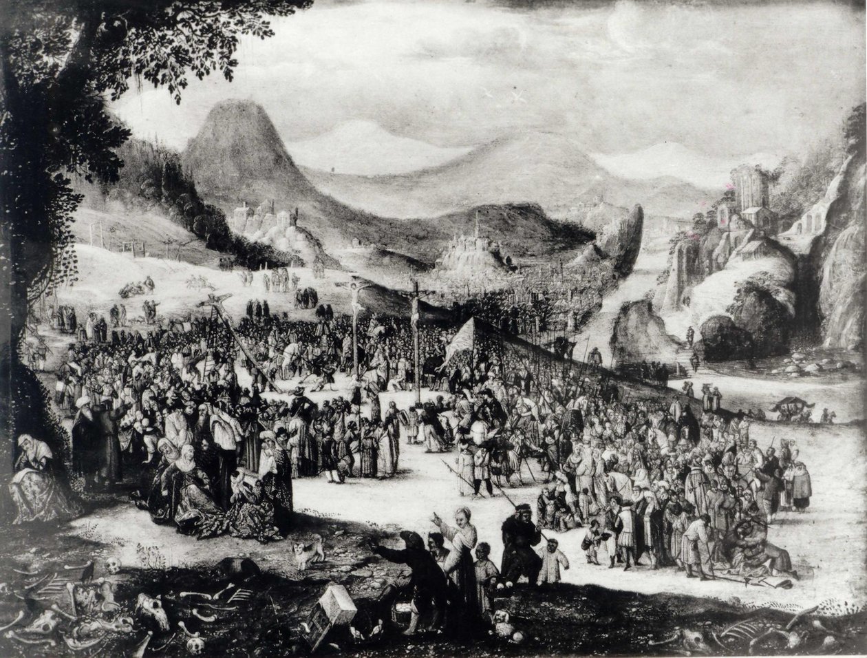 The Crucifixion av Jan the Elder Brueghel