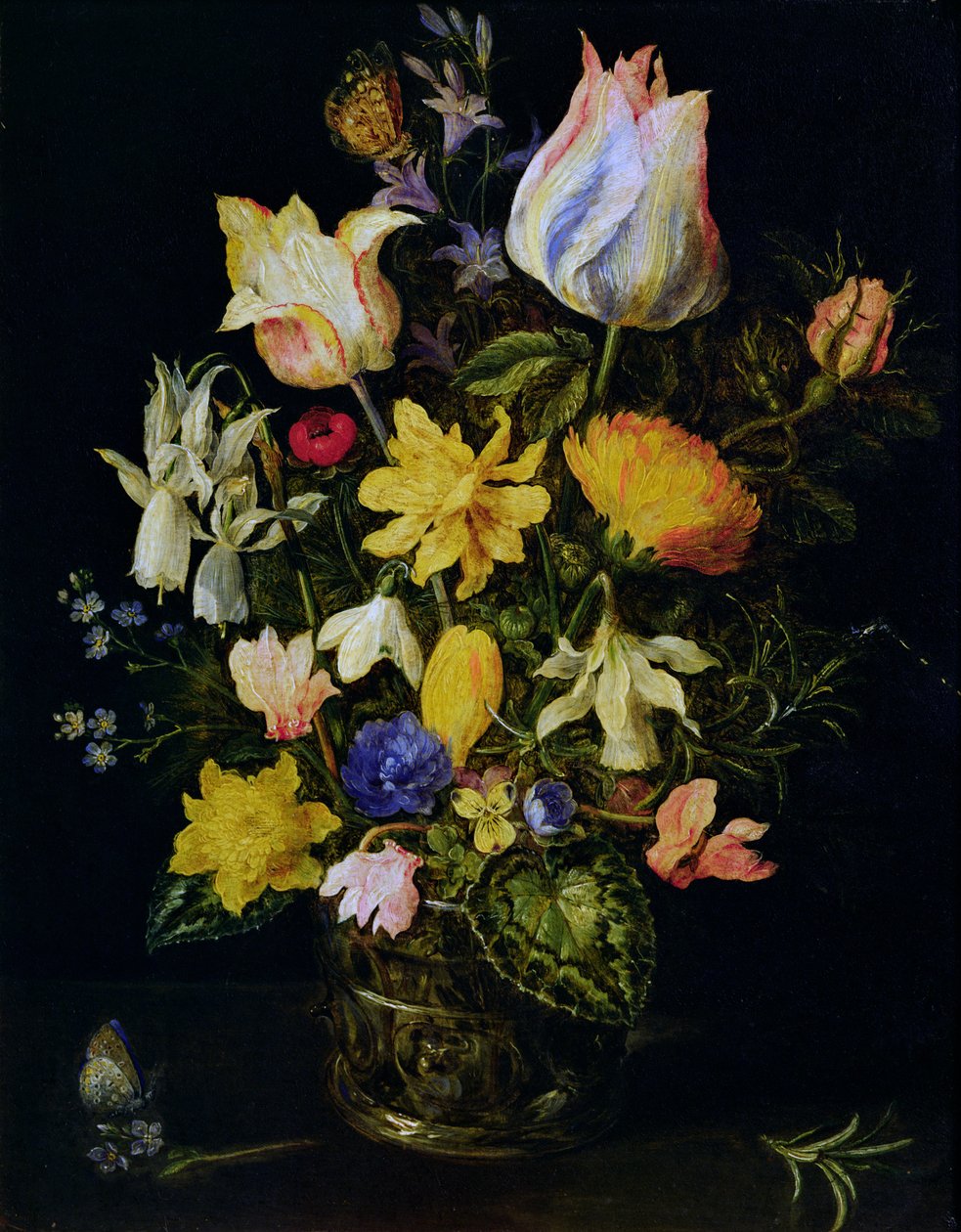 Vas med blommor av Jan the Elder Brueghel