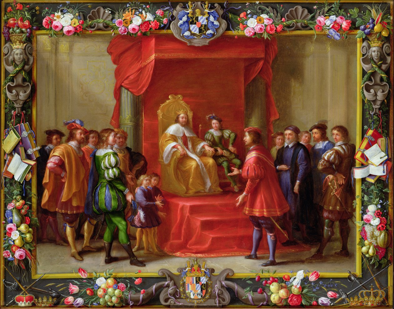 Peter IV, kung av Aragonien besöks av Guillaume-Raymond Moncada av Jan van and Primo, Luigi Kessel