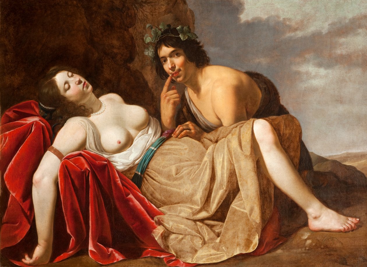 Herden och den sovande flickan, 1623-30 av Jan van Bijlert or Bylert