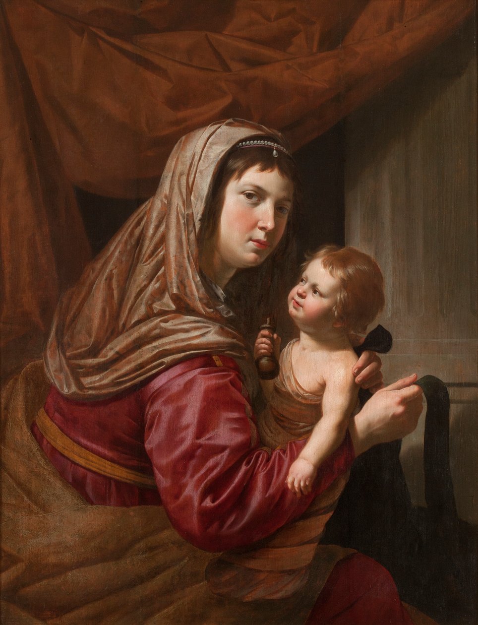 Jungfrun och barnet av Jan van Bijlert or Bylert