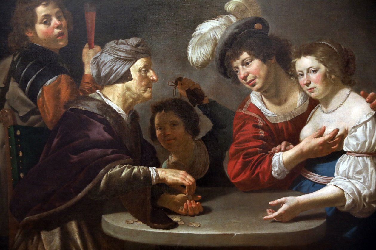 Mellanvägen, detalj, ca. 1625-30 av Jan van Bijlert or Bylert
