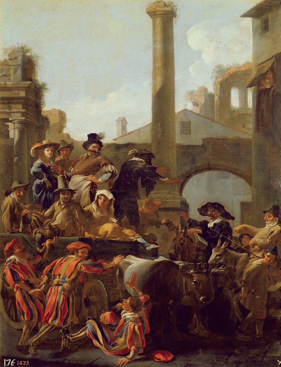 Karneval i Rom, 1653 av Jan van Bike Miel