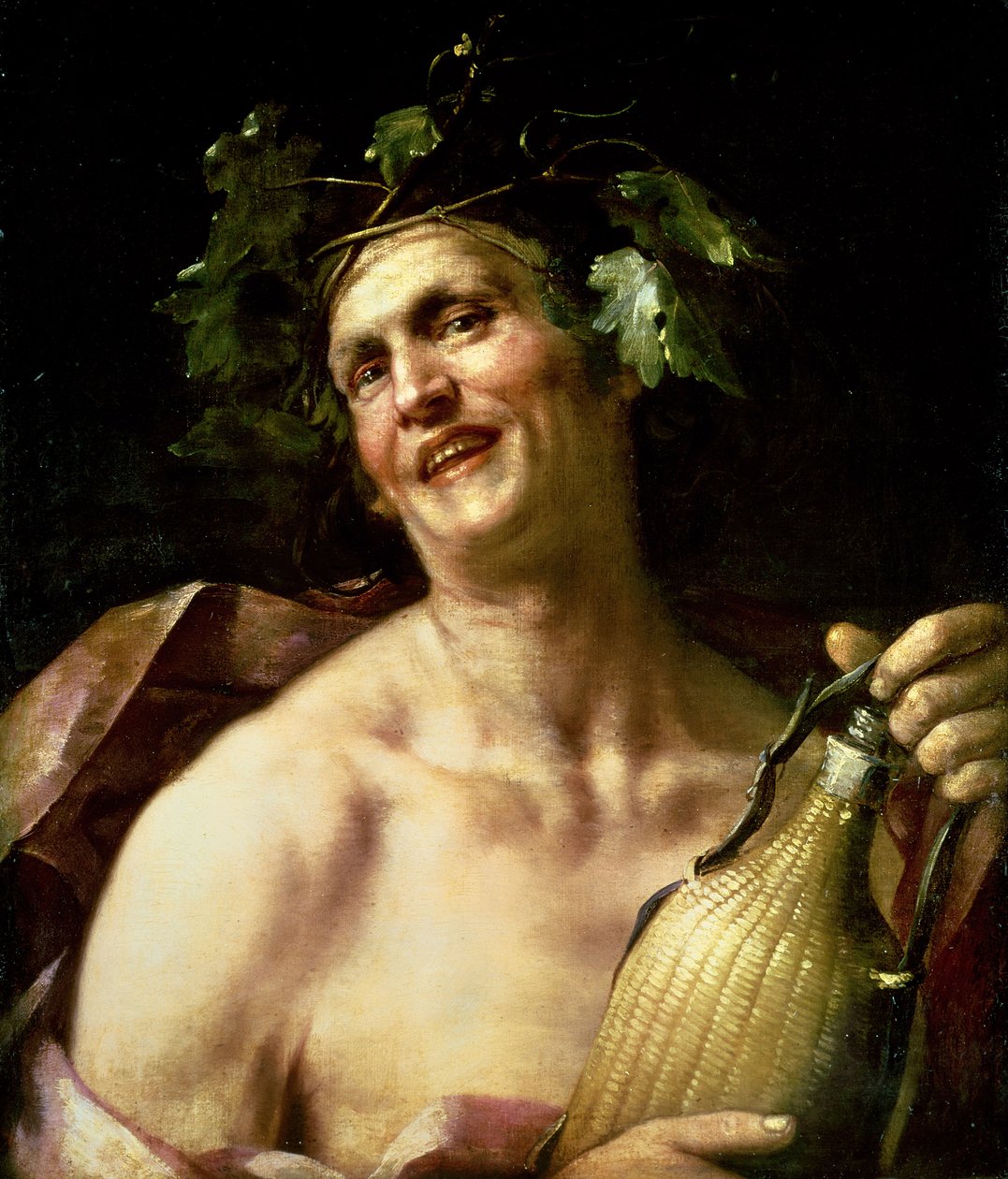 Självporträtt som Bacchus av Jan van Dalen