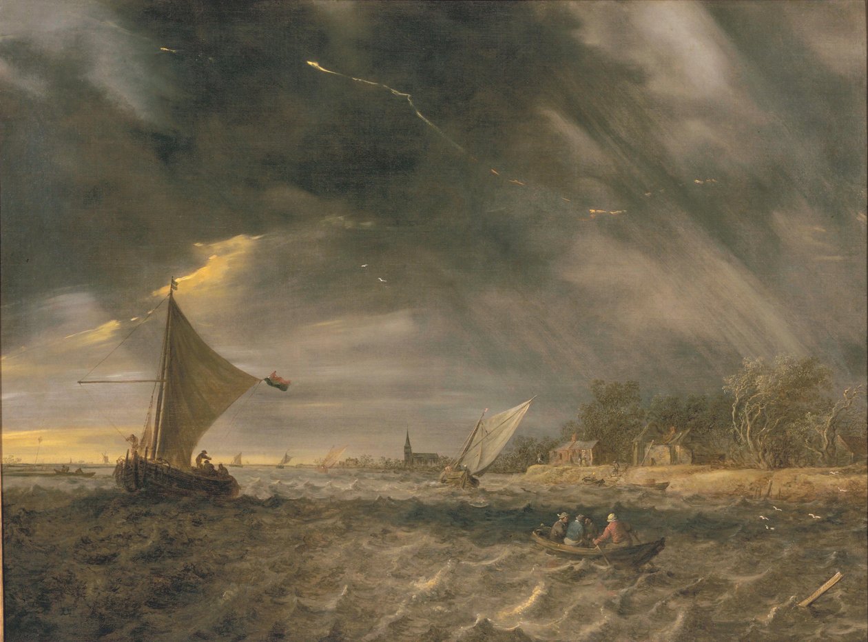 Åskvädret av Jan Josephsz van Goyen