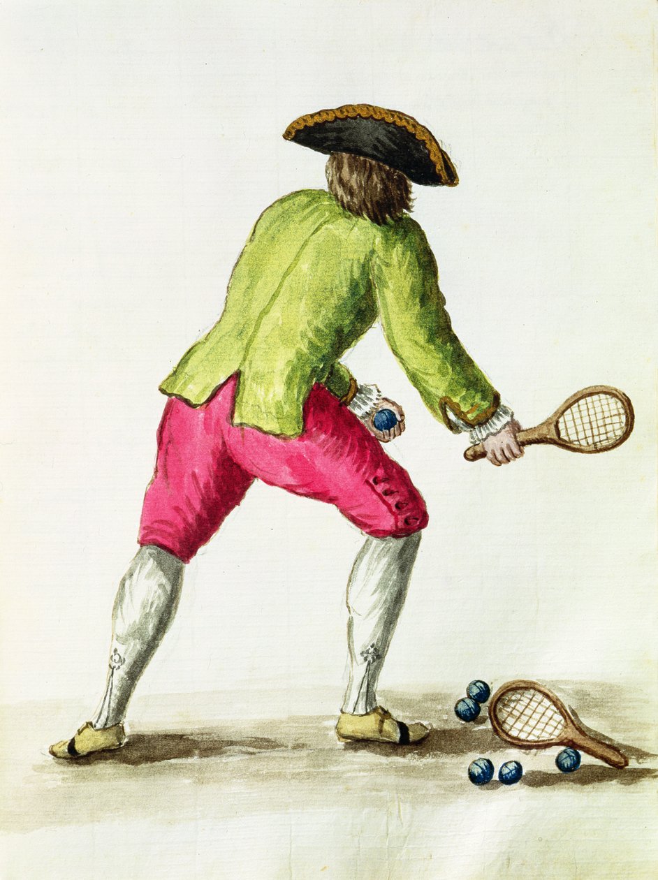 O se Tagata Taaalo ma se Raketi ma Polo (peni ma le vaitusi ma le wc i luga o pepa) togi av Jan van Grevenbroeck