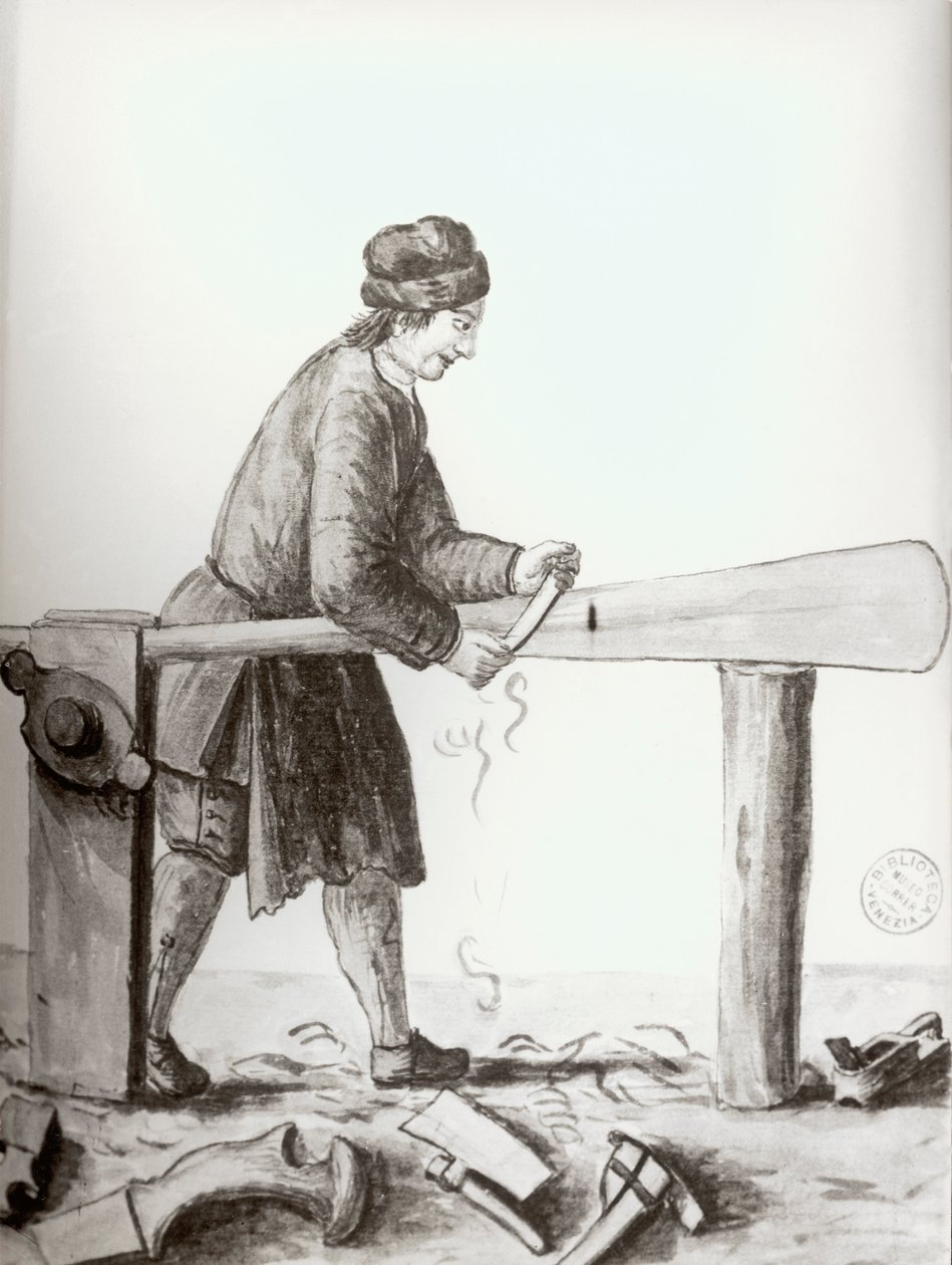 En åremakare från det venetianska arsenalet av Jan van Grevenbroeck