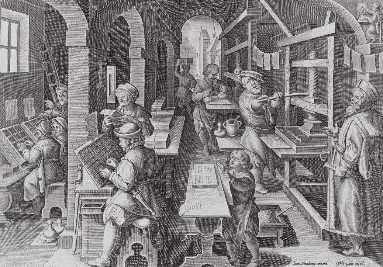 The Development of Printing, plåt 5 från 
