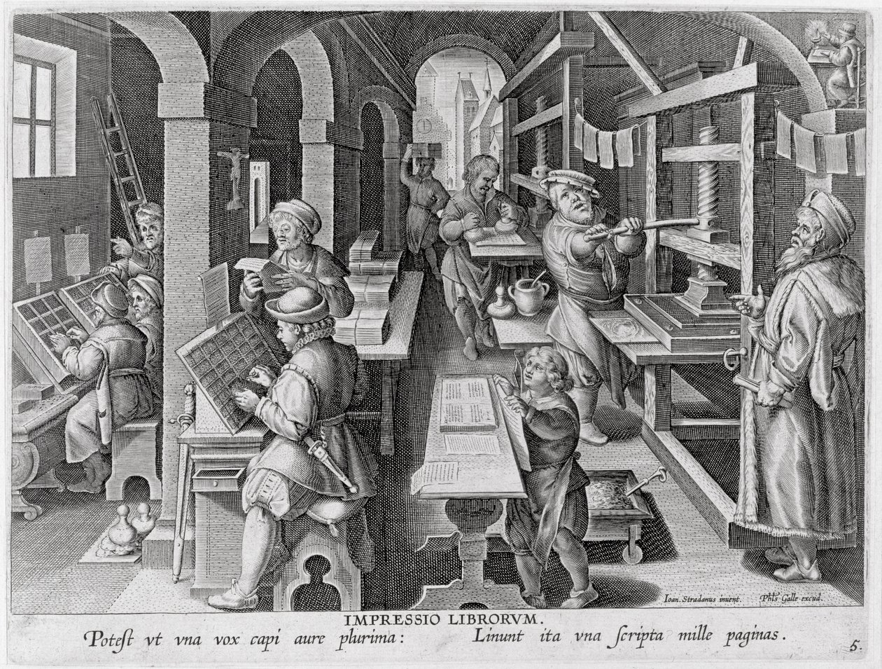 The Development of Printing, plåt 5 från 