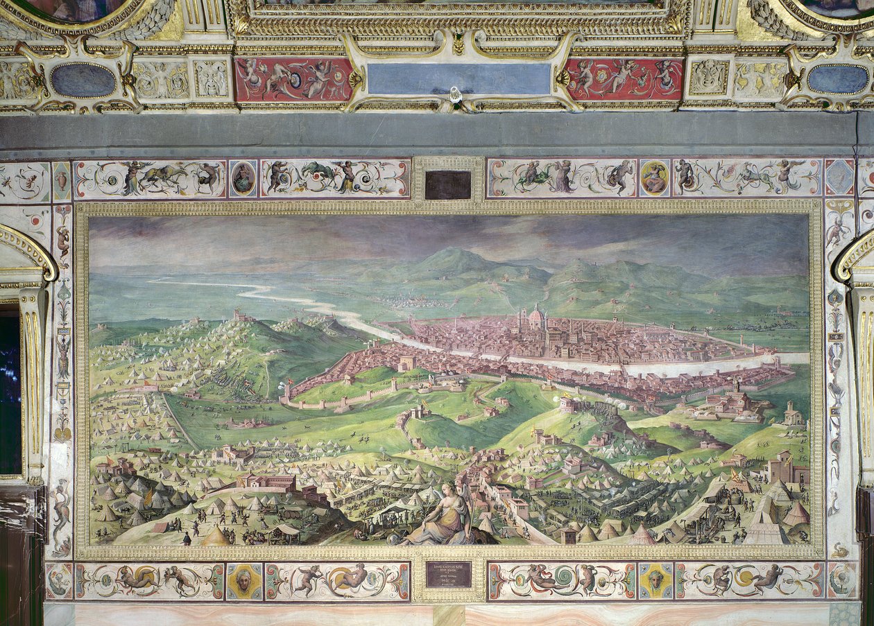 Belägringen av Florens 1530, 1563-65 av Jan van der Straet