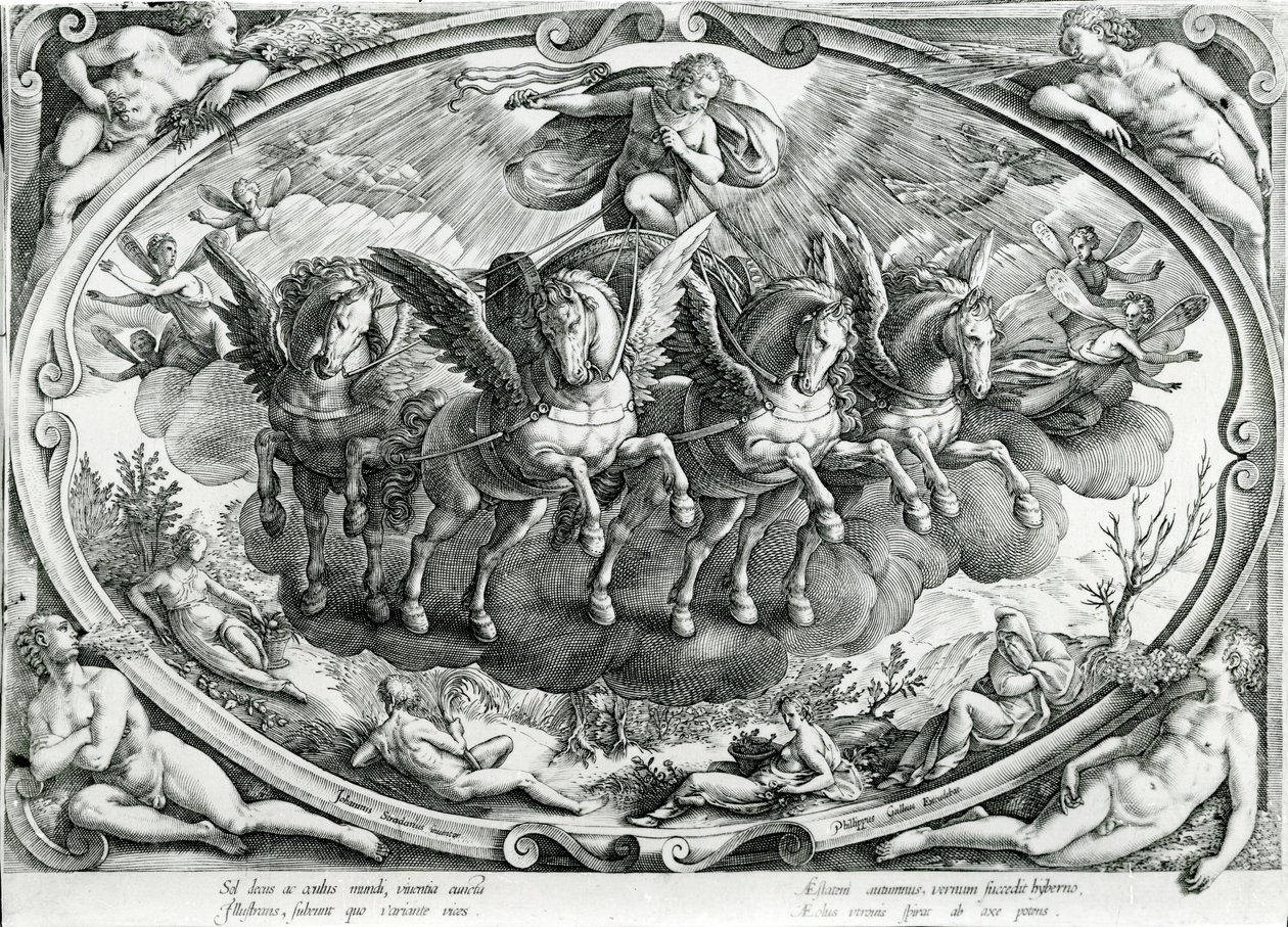Solen, 1500-talet av Jan van der Straet