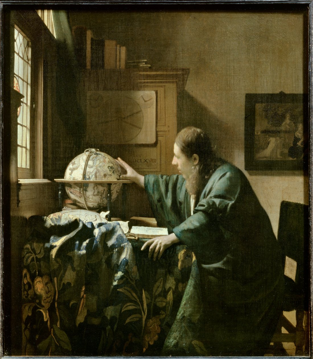 Astronomen, ca 1668 (olja på duk) av Jan (1632 75) Vermeer